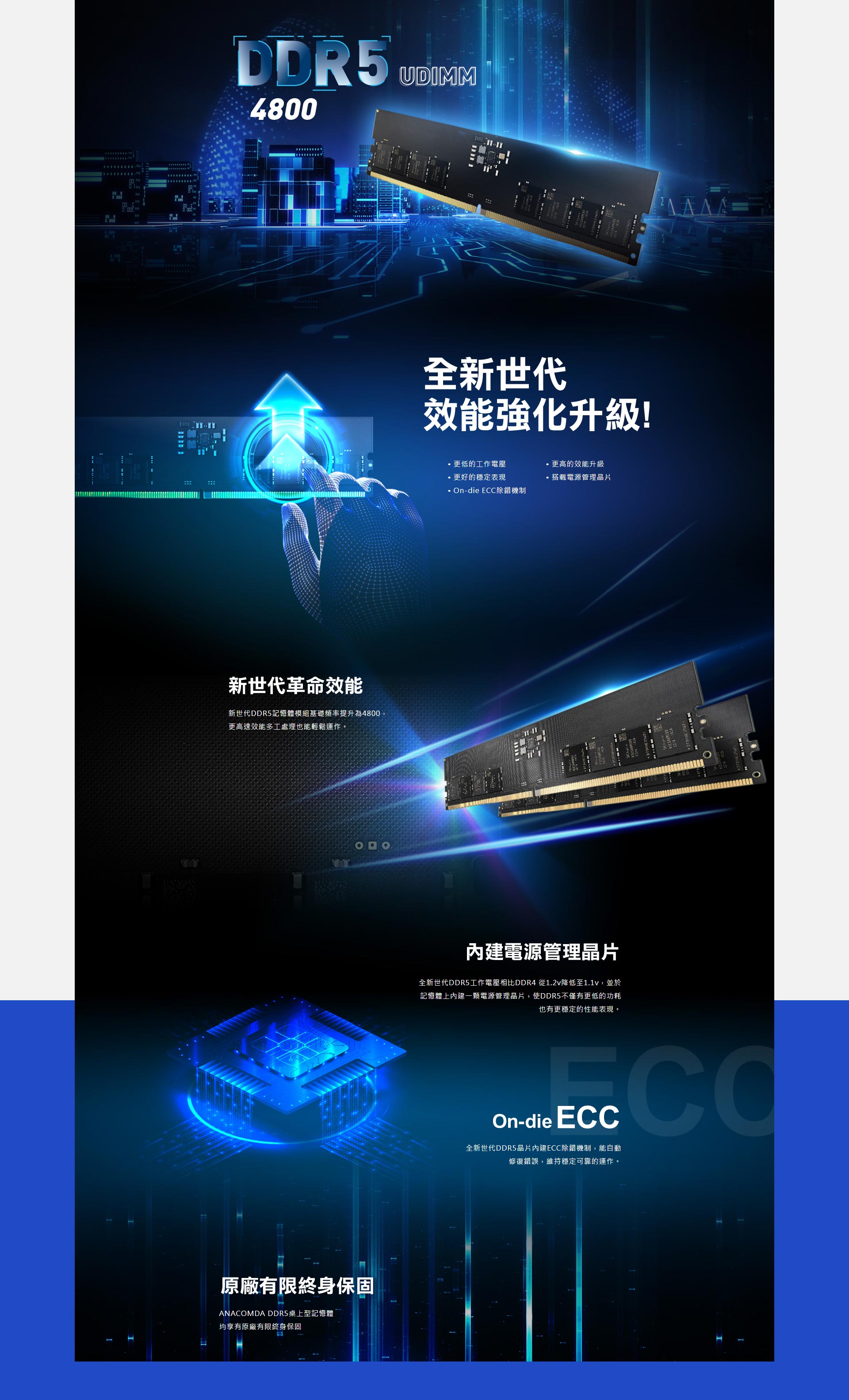 電腦記憶體產品網頁設計案例